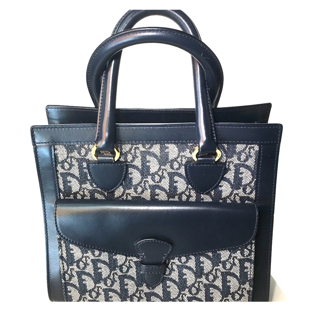 Vintage Christian Dior “trotter” tote