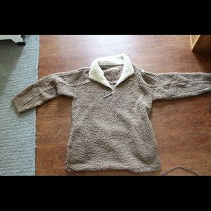 Never worn fleece half zip