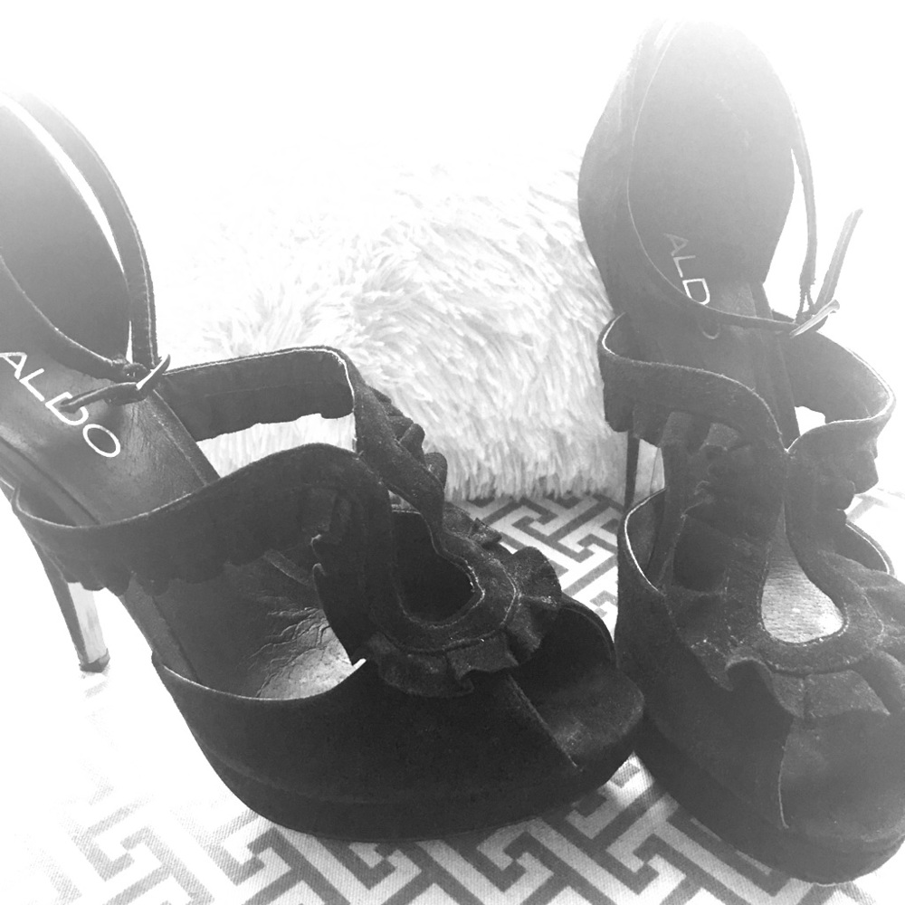 Aldo Ankle Strap Pumps