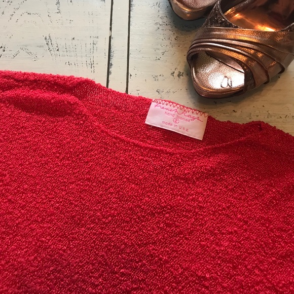 French Rags Sweaters - French rags vintage hand loomed sweater