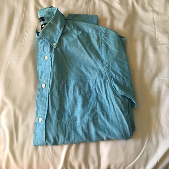 Light Blue Button Down Shirt by Tommy Hilfiger - Picture 3 of 3