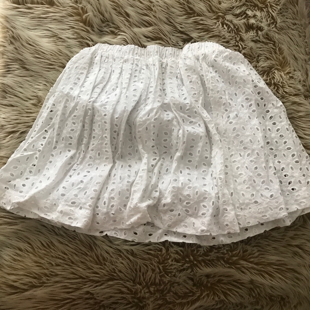 Lucca Couture eyelet skirt high waisted