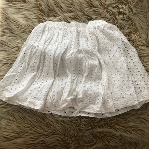 Lucca Couture eyelet skirt high waisted