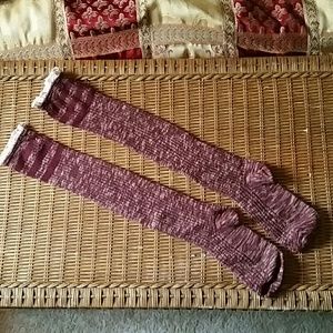 NWOT Boho Thigh High Socks