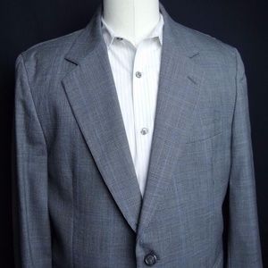 Men-039-s-English-Manor-gray-2-button-Suit-Coat-