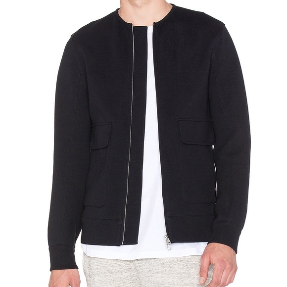 Helmut Lang Other - Helmut Lang Collarless Bomber Jacket
