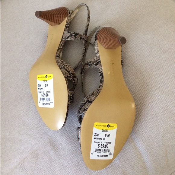 Anne Klein python sling backs NWT - Picture 3 of 3
