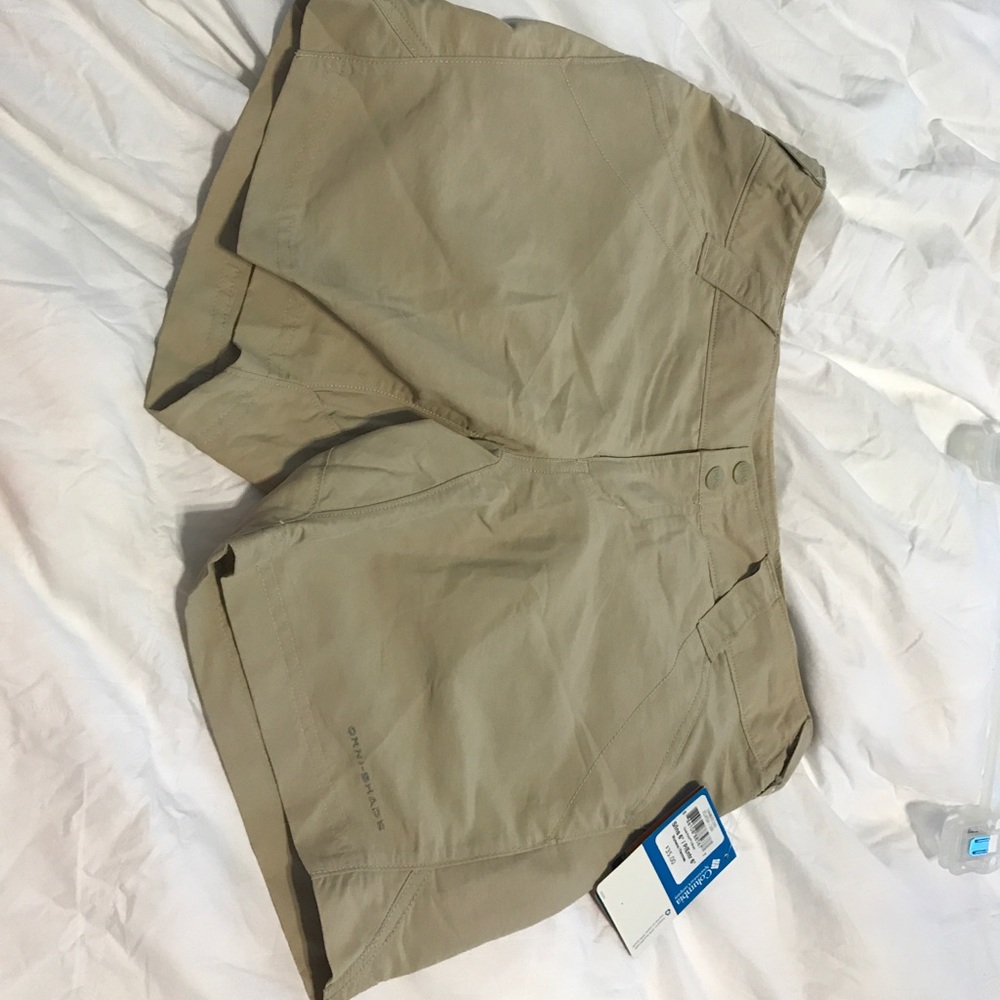 Tan Columbia PFG shorts