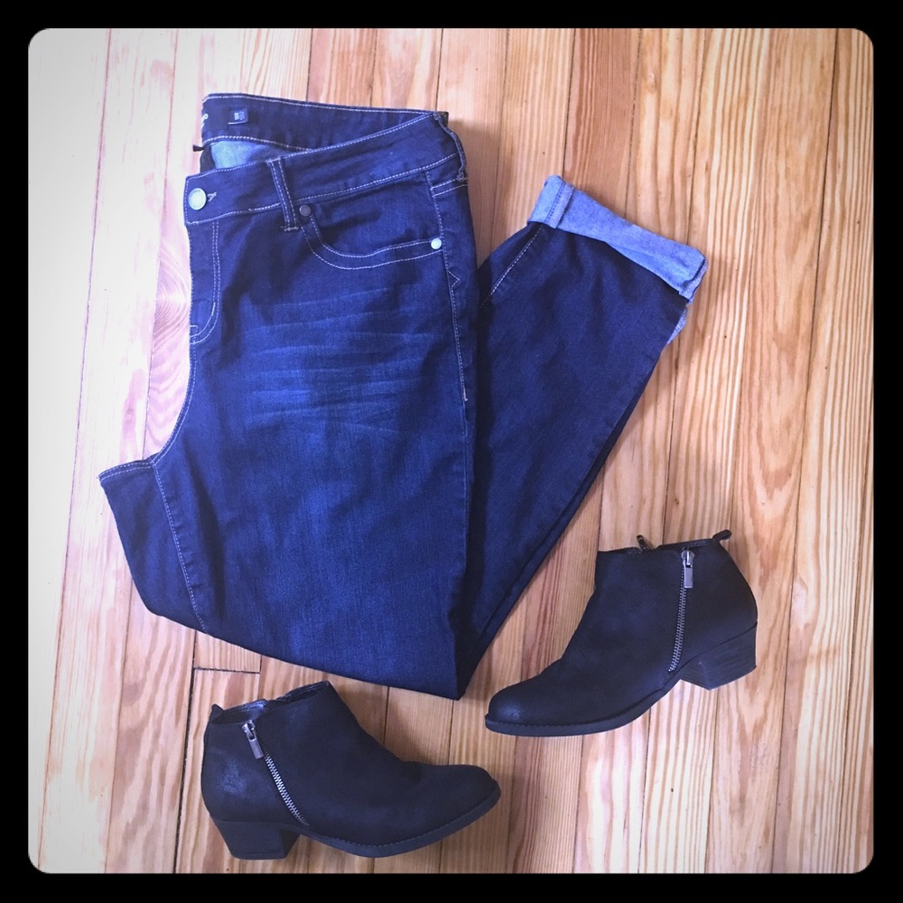 TORRID Dark Wash Skinny Jeans Size 18 NWOT