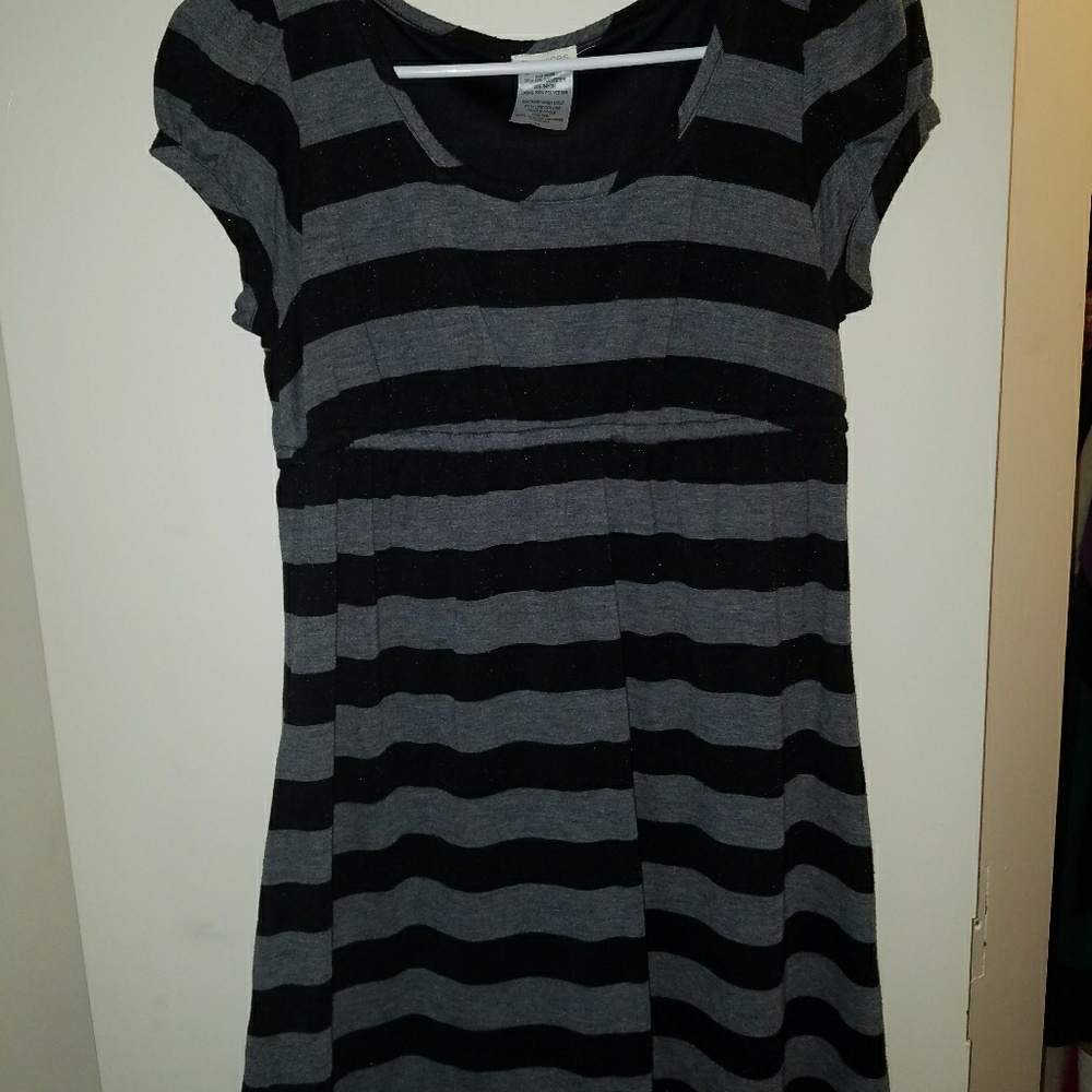 Sparkly striped dress