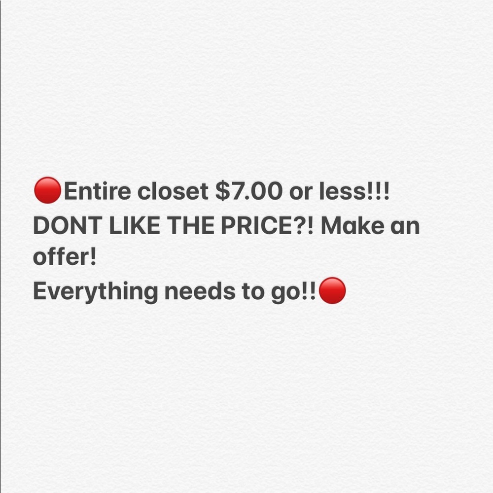 Everything on SALE!🔴🔴🔴