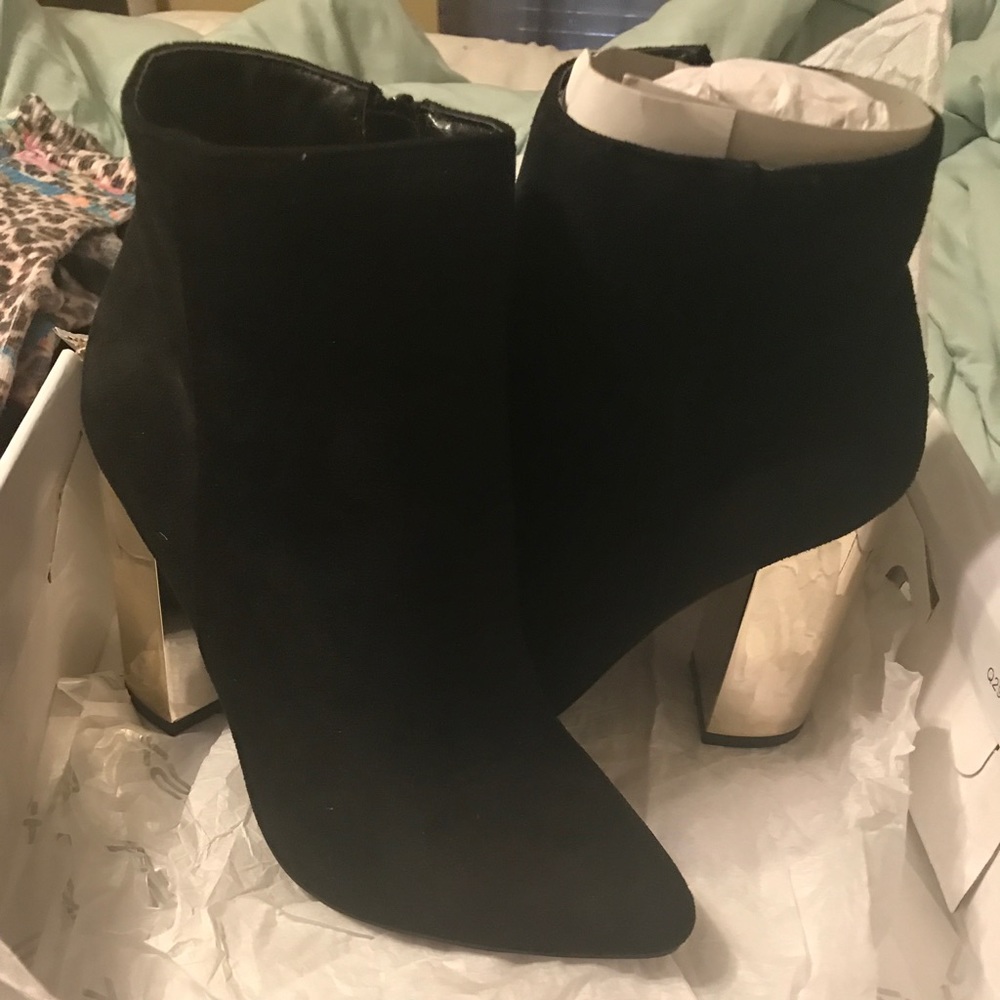 Black booties new