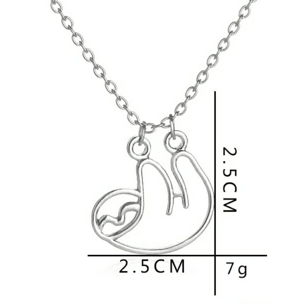 🍭5/$25 Sloth Necklace - Picture 3 of 3
