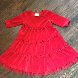 Hanna Andersson Red Velvet dress