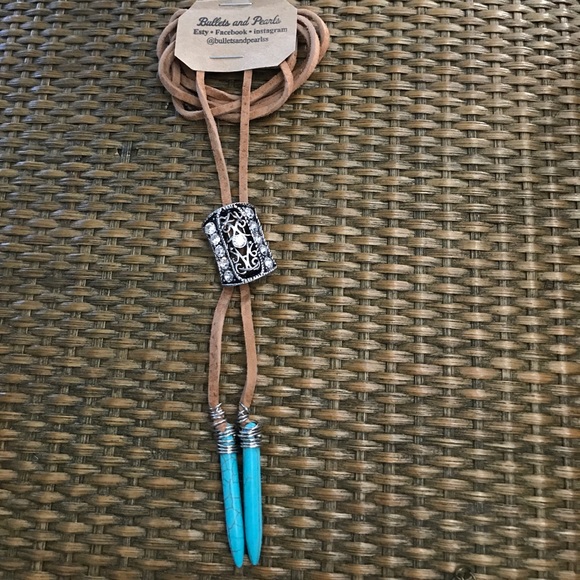 Bullets and pearls necklace - Picture 1 of 3