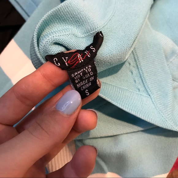 Cyrus Blue and White Tank Top - Picture 7 of 7