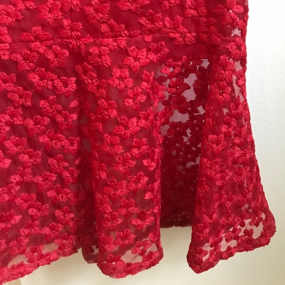 MAJE eyelet lace peplum top - Picture 5 of 6