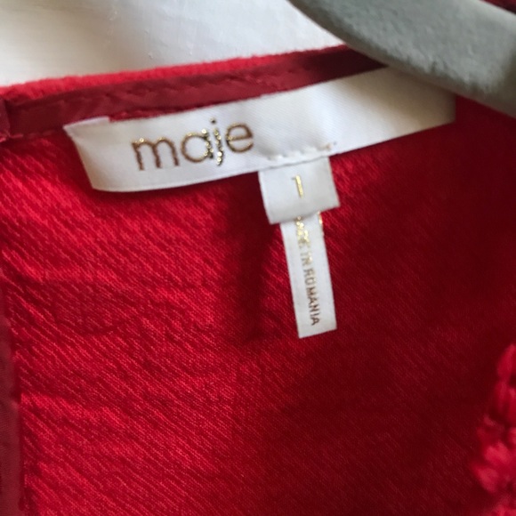 MAJE eyelet lace peplum top - Picture 6 of 6