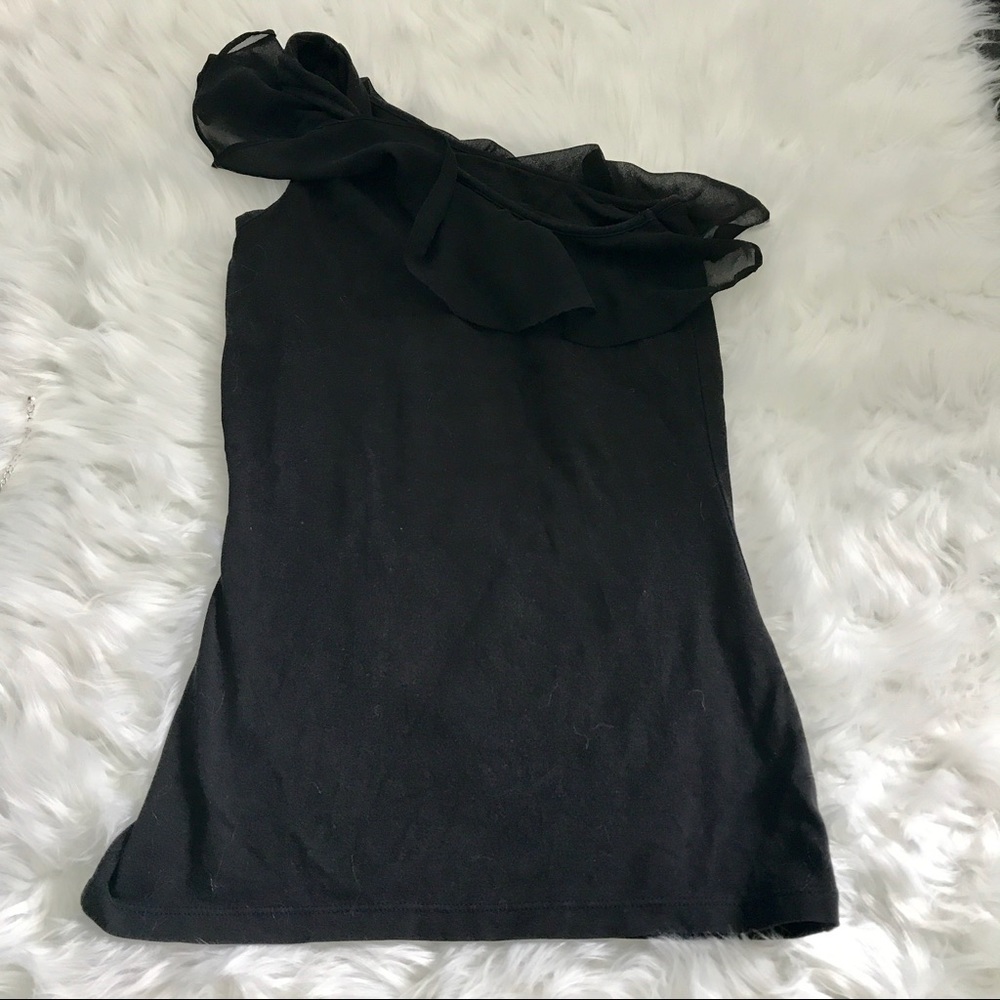 Express Asymmetric  Blouse w/ Ruffles Size S - Picture 8 of 8