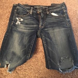 American eagle ripped jeans