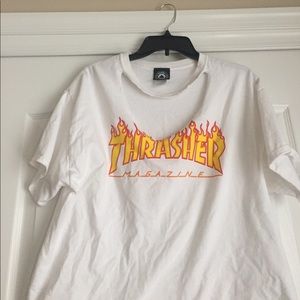 Custom slit THRASHER SHIRT