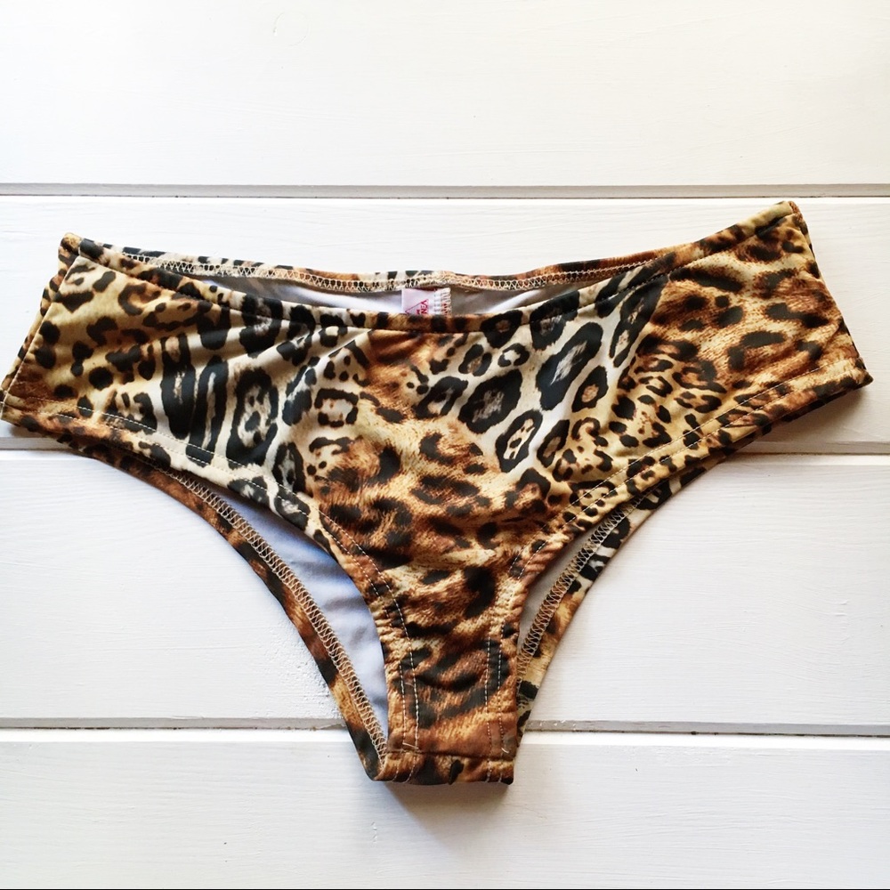 Vintage Cheetah Bikini Bottoms