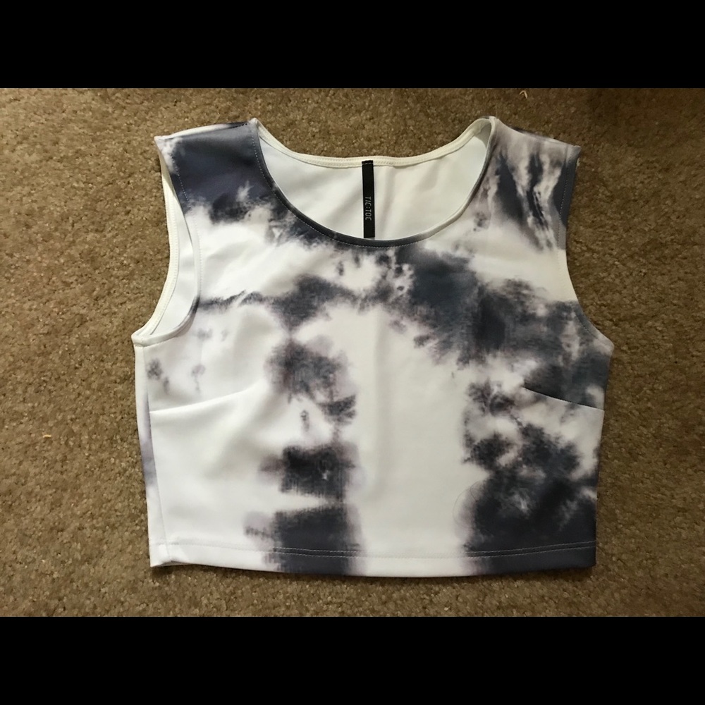 Marble Tie-Die Crop Top