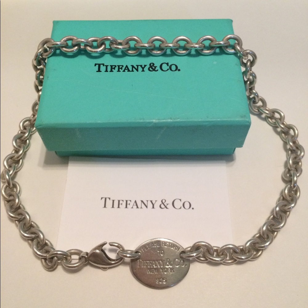 Authentic pre-loved Tiffany choker necklace