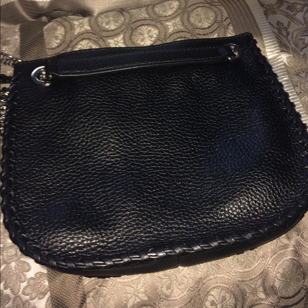 Black Leather Chain Michael Kors Purse