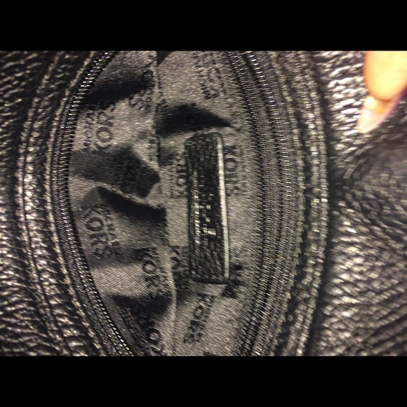 Black Leather Chain Michael Kors Purse - Picture 3 of 5