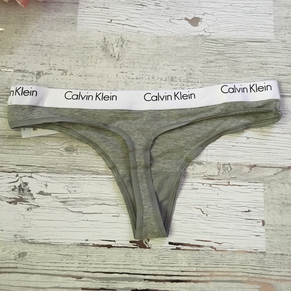 CK Gray Thong Panty - Picture 3 of 3