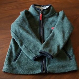 Hunter Green Full Zip Sweater