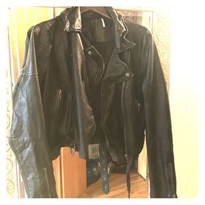 Free People Leather Jacket