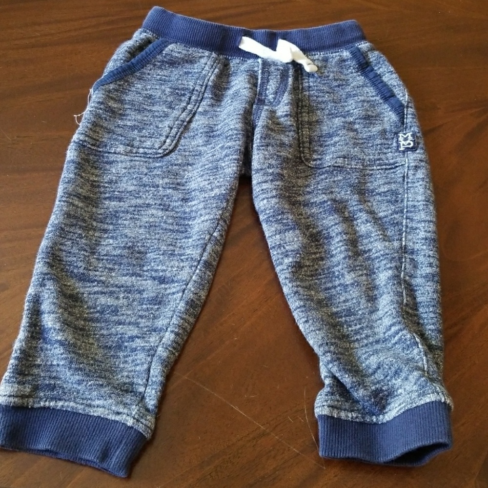 *SOLD*Blue slub lounge pants