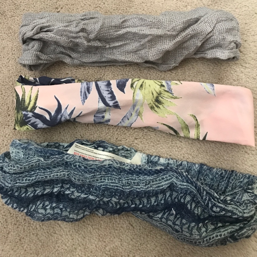 Set of 3 Boho Headbands