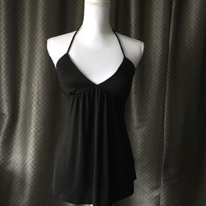 Women’s small black halter top