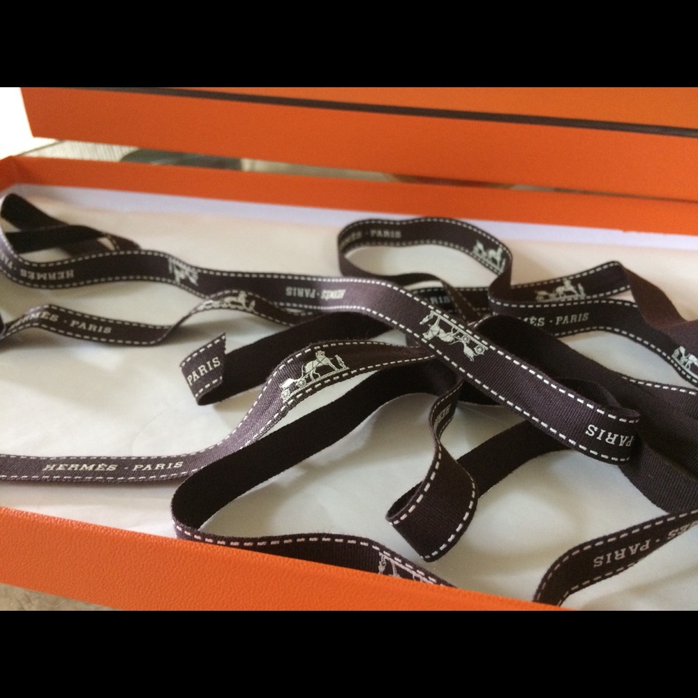 Hermes scarf boxes.