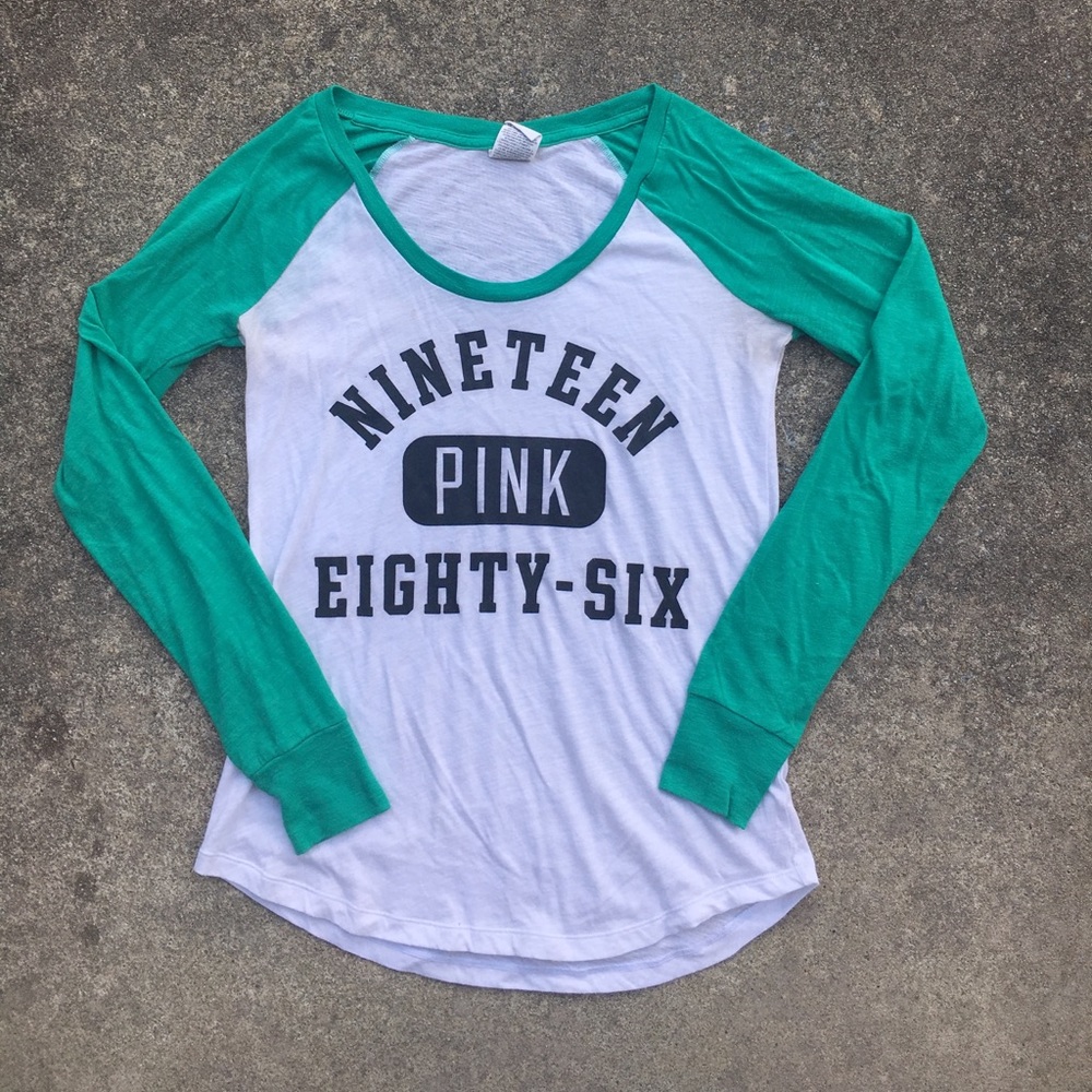 PINK baseball tee