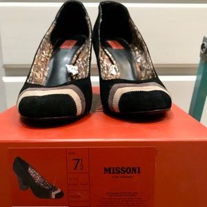 Missoni Suede Pumps used