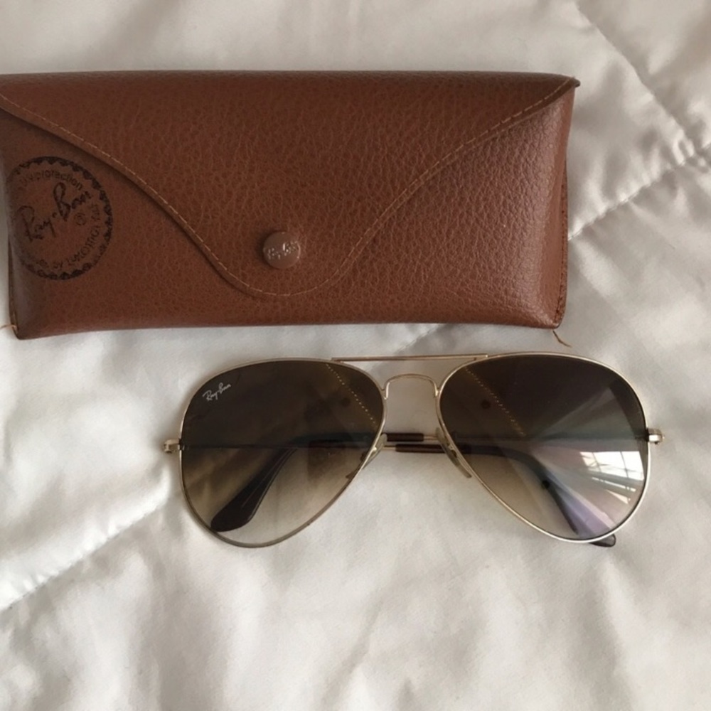 Gold Ray Bans