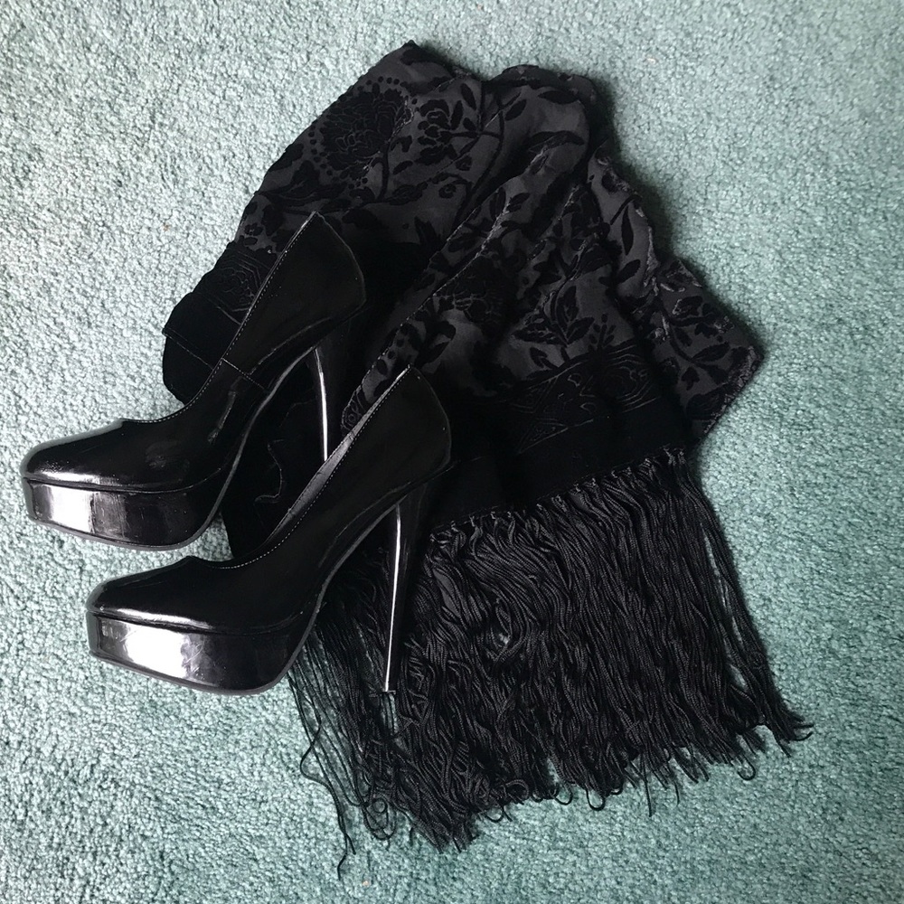 🎀🦄 BLACK HIGH HEELS 🦄🎀