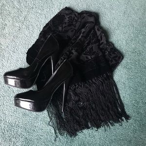 🎀🦄 BLACK HIGH HEELS 🦄🎀