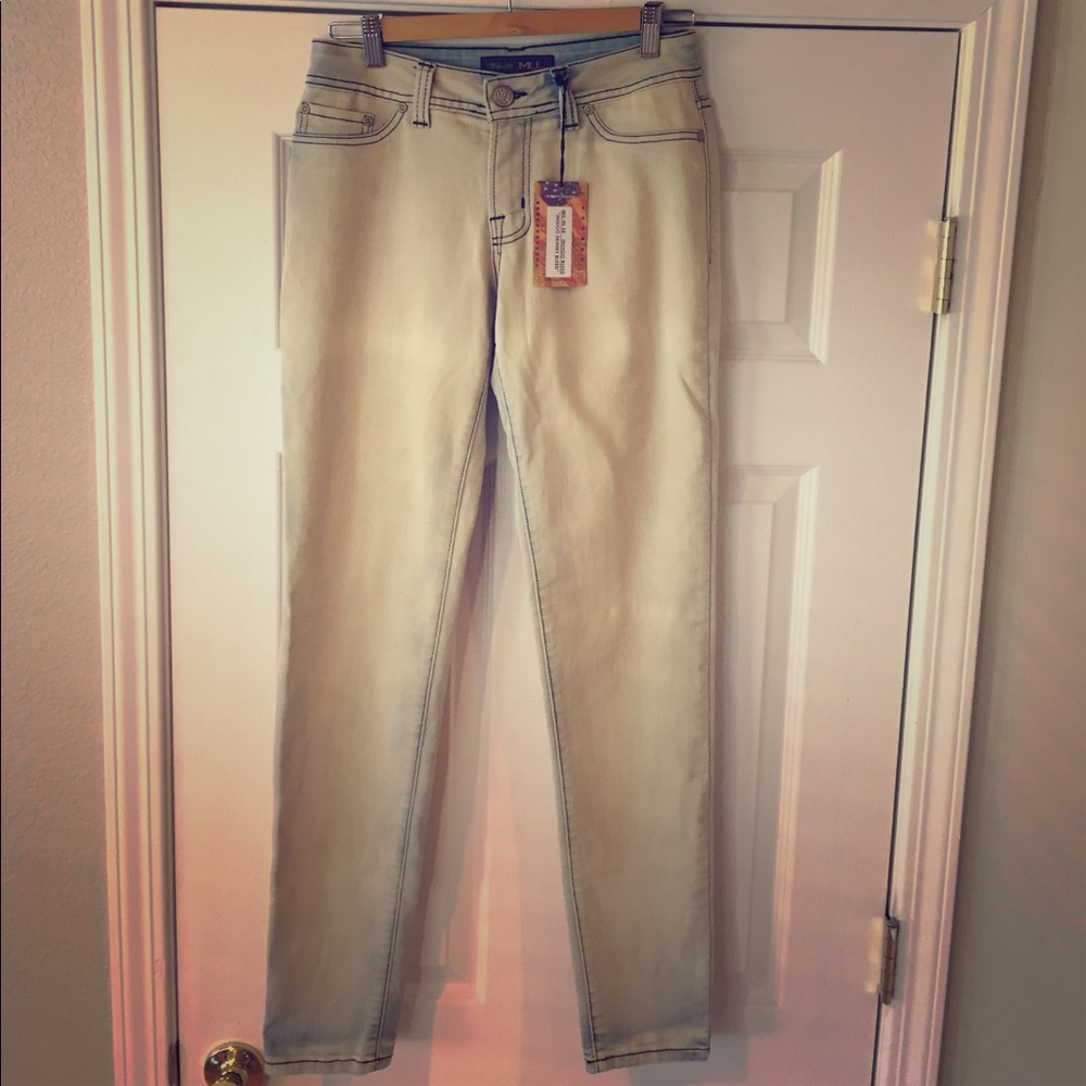 MU Indigo Bleed Skinny jeans