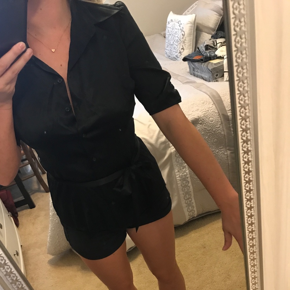 Silk INC blouse with belt detail