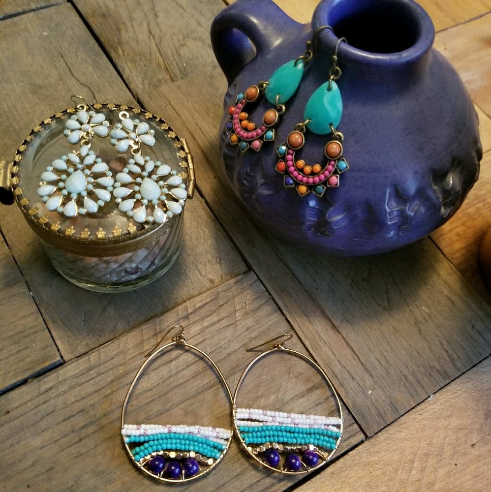 Boho jewelry earring set
