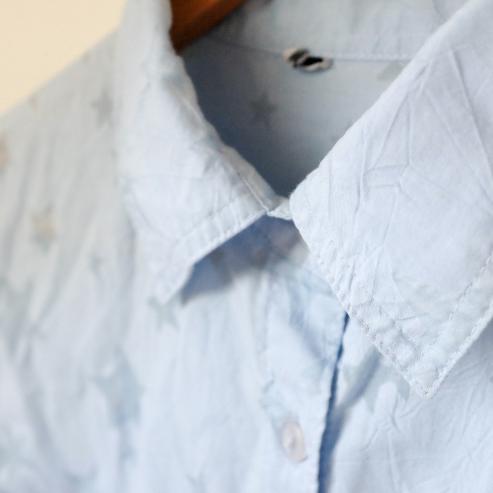 vintage Button down star shirt