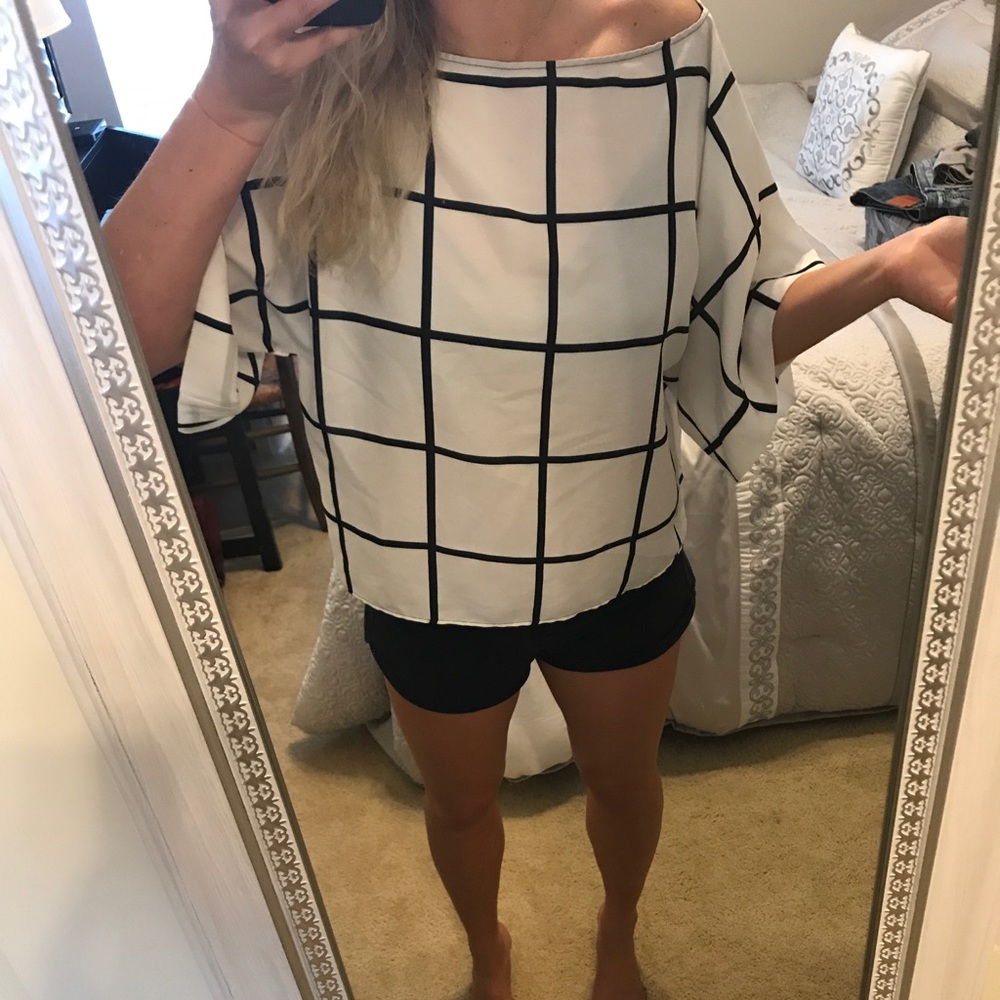 ZARA silk blouse
