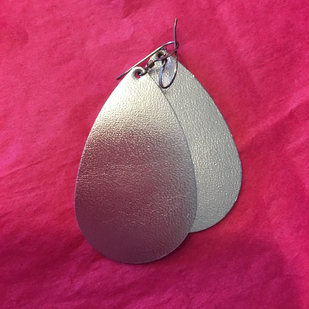 Nickel and Suede earrings