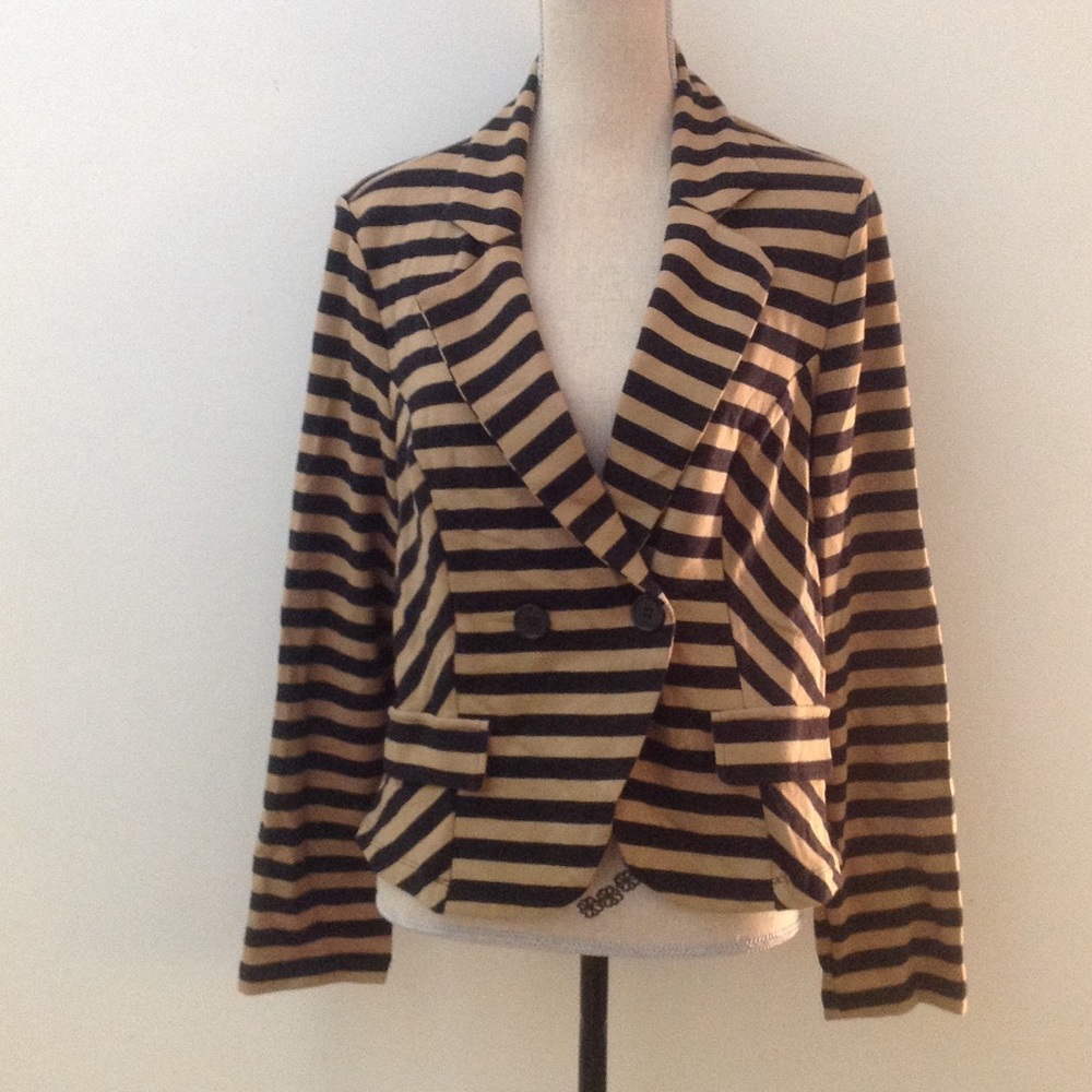 Striped blazer