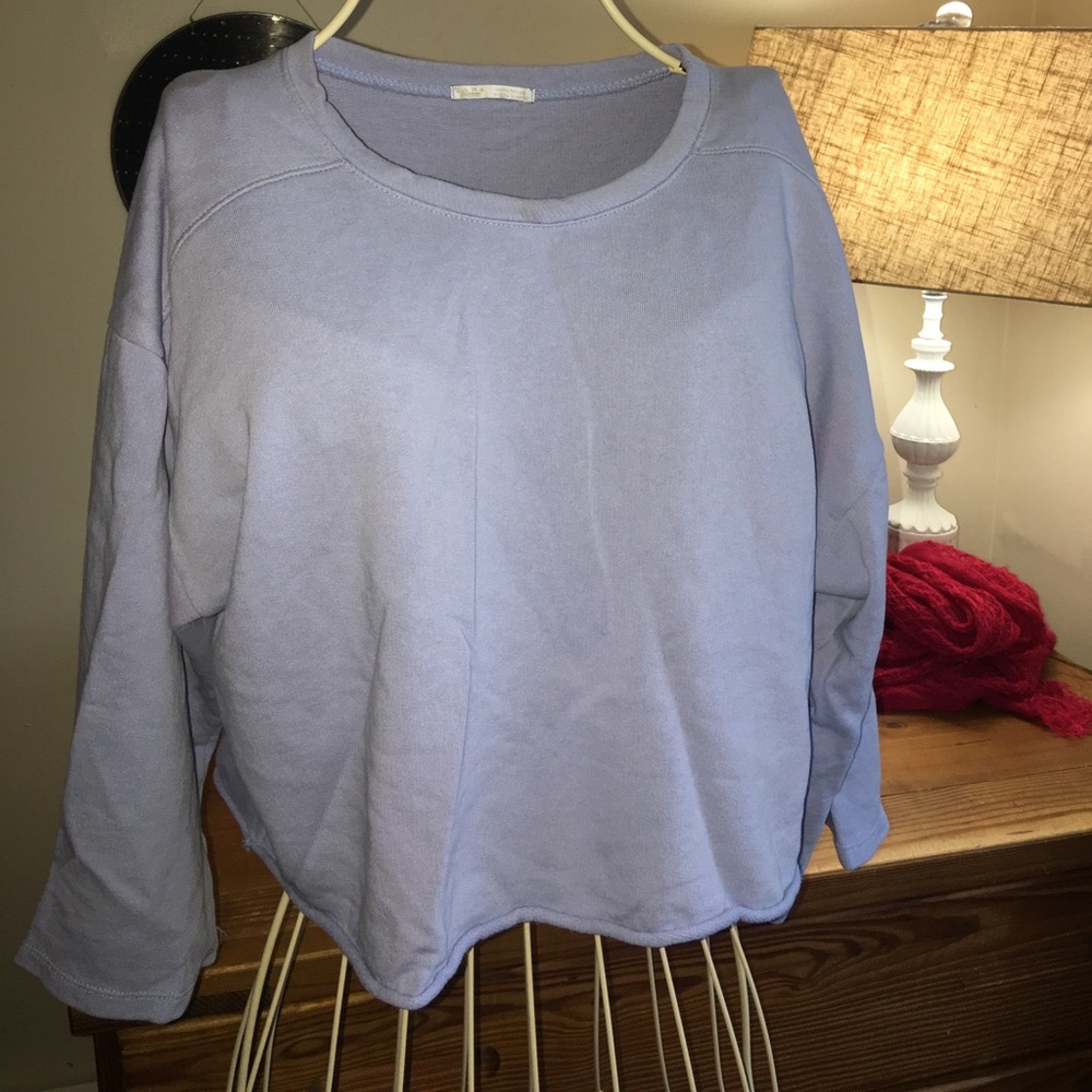 ZARA Sport Cropped Sweatshirt